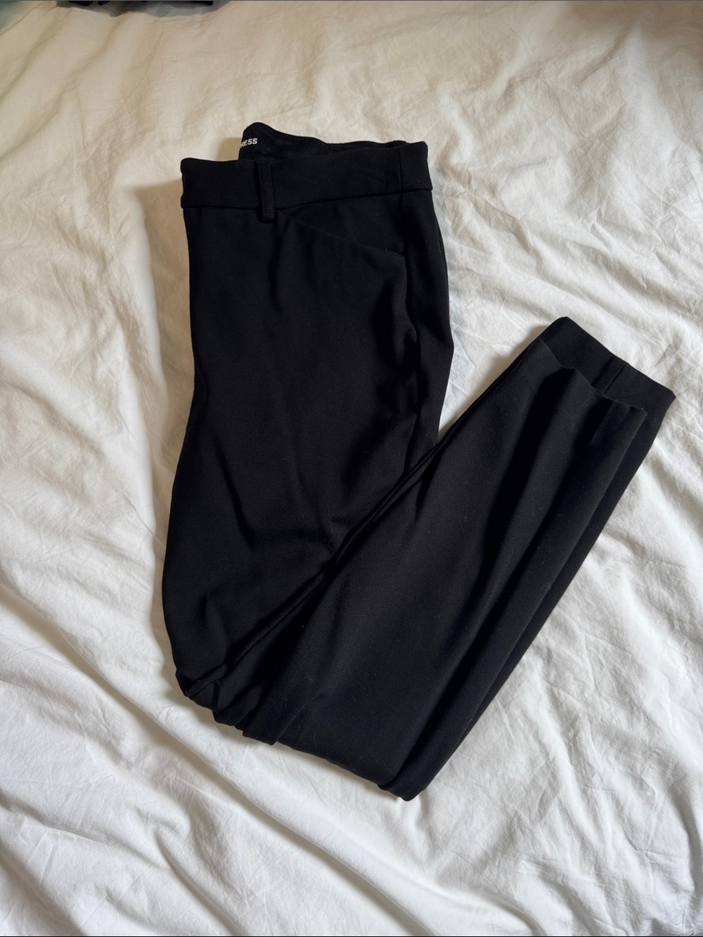 Express Black Work Pants - Classic Slim Fit